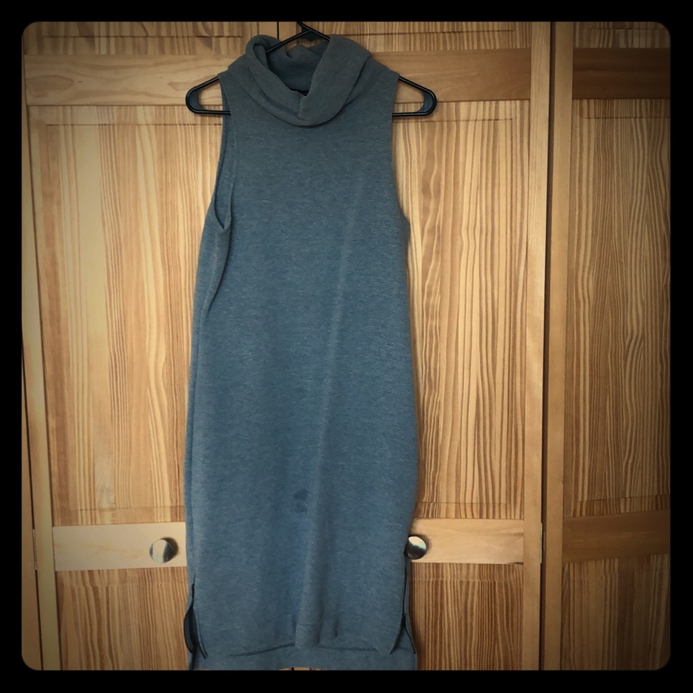Sleeveless sweater dress